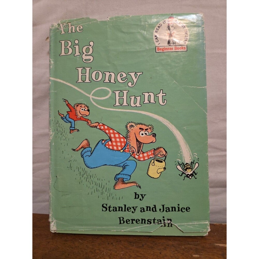 Vintage 1962 Berenstain Bears The Big Honey Hunt Book 1st Edition Dust Jacket